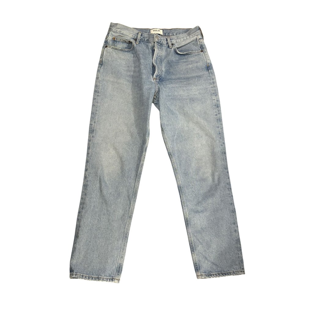 Agolde Fen High-Rise Relaxed Tapered Jeans In Dimension